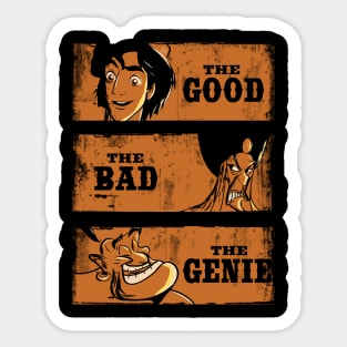 The Good,the Bad,The Genie Sticker